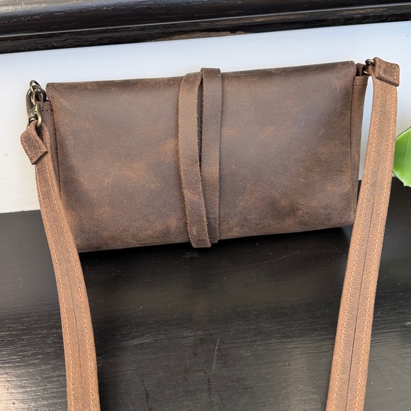 Buffalo Trace Bar2Go crossbody travel bar brand new genuine leather - Picture 6 of 10